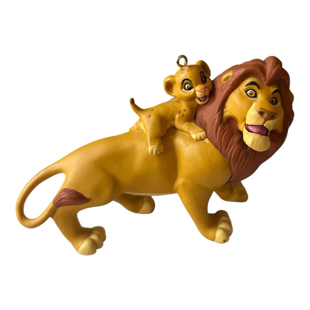 Vintage Hallmark Lion King Christmas Ornament Disney Timon Pumbaa Simba Lot of 4 - Picture 3 of 7